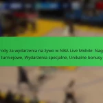 Nagrody za wydarzenia na żywo w NBA Live Mobile: Nagrody turniejowe, Wydarzenia specjalne, Unikalne bonusy