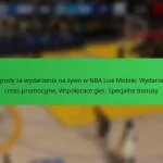 Nagrody za wydarzenia na żywo w NBA Live Mobile: Wydarzenia cross-promocyjne, Współprace gier, Specjalne bonusy