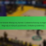 NBA Live Mobile Miesięczny Karnet: Codzienne bonusy za logowanie, Nagrody w różnych poziomach, Unikalne przedmioty