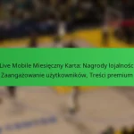 NBA Live Mobile Miesięczny Karta: Nagrody lojalnościowe, Zaangażowanie użytkowników, Treści premium