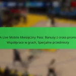 NBA Live Mobile Miesięczny Pass: Bonusy z cross-promocji, Współprace w grach, Specjalne przedmioty